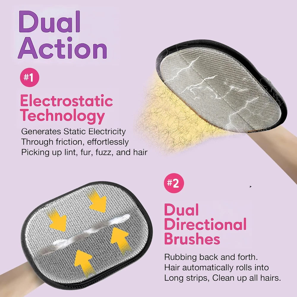 Electrostatic Pet Hair Removal Glove